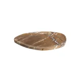Чаша BlessLight Shaped stone plate-coffee color 4155