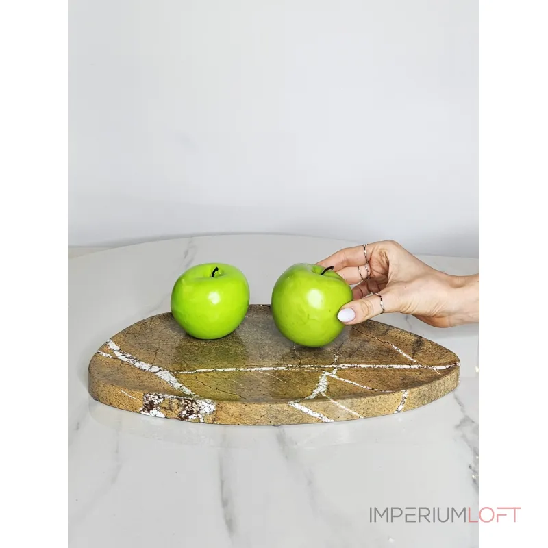 Чаша BlessLight Shaped stone plate-coffee color 4155 Чаша BlessLight Shaped stone plate-coffee color 4155