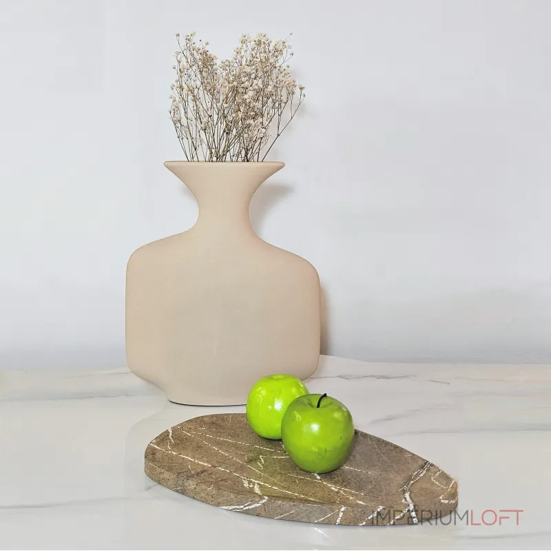 Чаша BlessLight Shaped stone plate-coffee color 4155 Чаша BlessLight Shaped stone plate-coffee color 4155