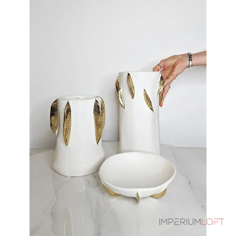 Ваза BlessLight Golden fish scale vase A 4156