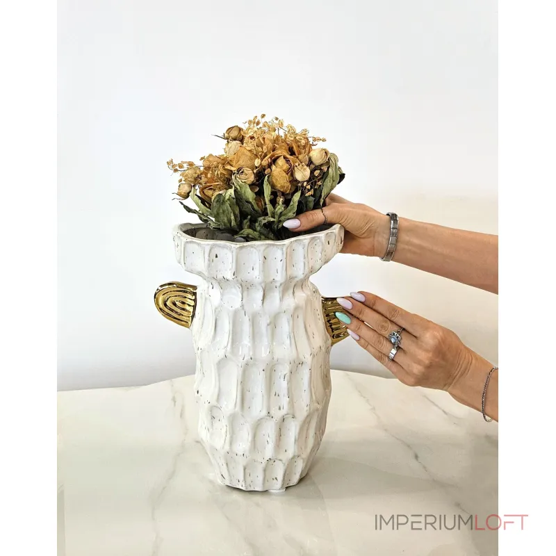 Ваза BlessLight Wide-mouthed golden ear vase 4158
