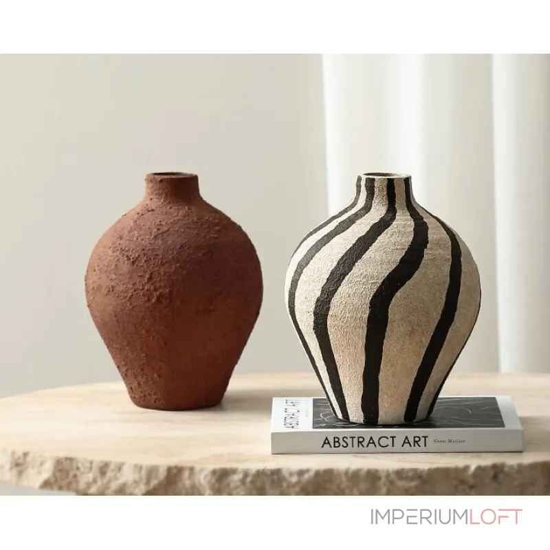 Ваза BlessLight Line round belly vase 4159
