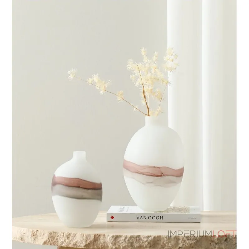 Ваза BlessLight Flowing white vase A 4160