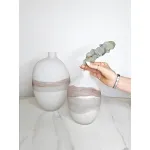 Ваза BlessLight Flowing white vase A 4160