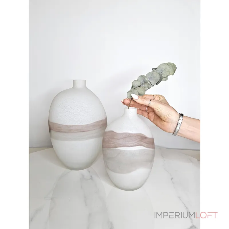 Ваза BlessLight Flowing white vase B 4161