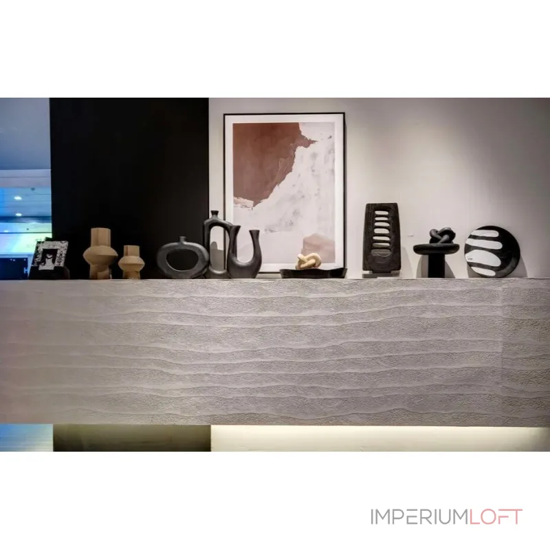 Ваза BlessLight Round wooden vase 4162
