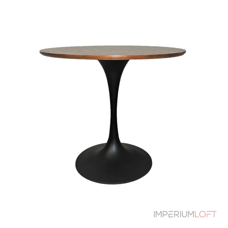 Стол обеденный BlessLight Tulip Round Walnut 4233 Стол обеденный BlessLight Tulip Round Walnut 4233