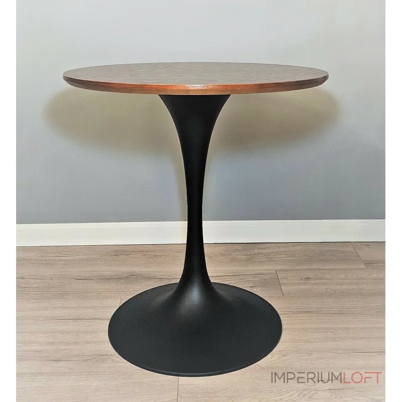 Стол обеденный BlessLight Tulip Round Walnut 4233 Стол обеденный BlessLight Tulip Round Walnut 4233