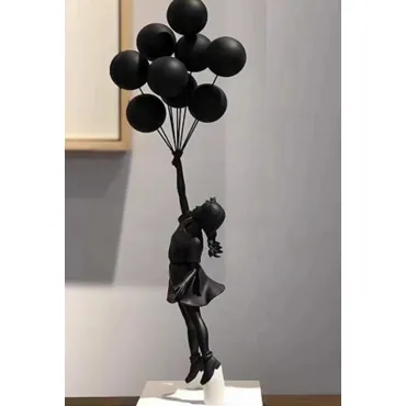 Статуэтка BlessLight Lady with Flying Balloons Black 4318