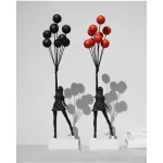 Статуэтка BlessLight Lady with Flying Balloons Black 4318