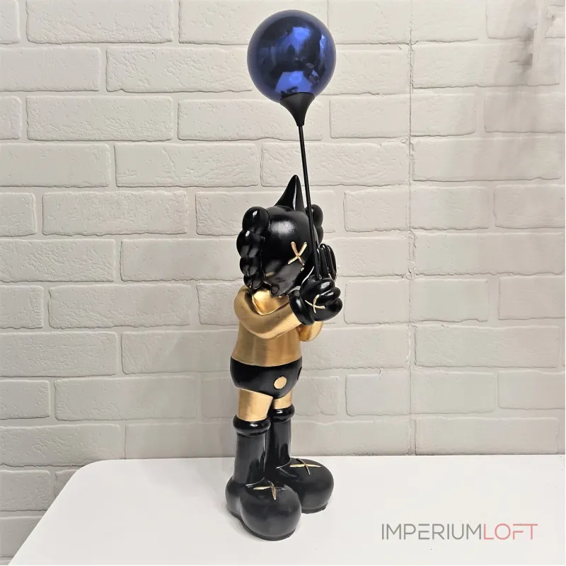 Статуэтка BlessLight Kaws Morty Smith with Balloon Golden 4321