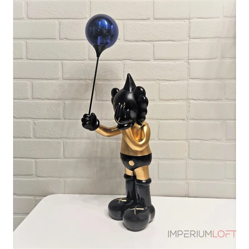 Статуэтка BlessLight Kaws Morty Smith with Balloon Golden 4321