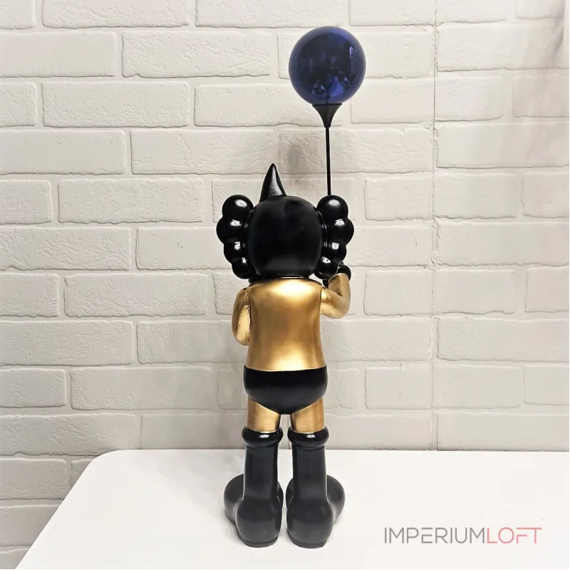 Статуэтка BlessLight Kaws Morty Smith with Balloon Golden 4321