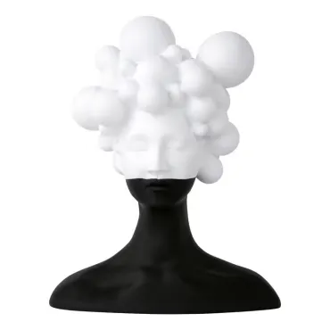 Статуэтка BlessLight Black and White Bubble Female Head 4322