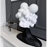 Статуэтка BlessLight Black and White Bubble Female Head 4322