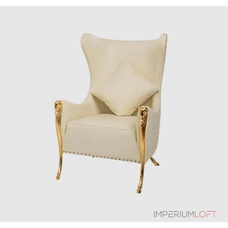 Кресло BlessLight Emerald Wingback Beige 4438 Кресло BlessLight Emerald Wingback Beige 4438