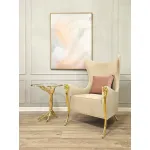 Кресло BlessLight Emerald Wingback Beige 4438