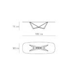 Стол обеденный BlessLight Scorpio Marble1800 4466