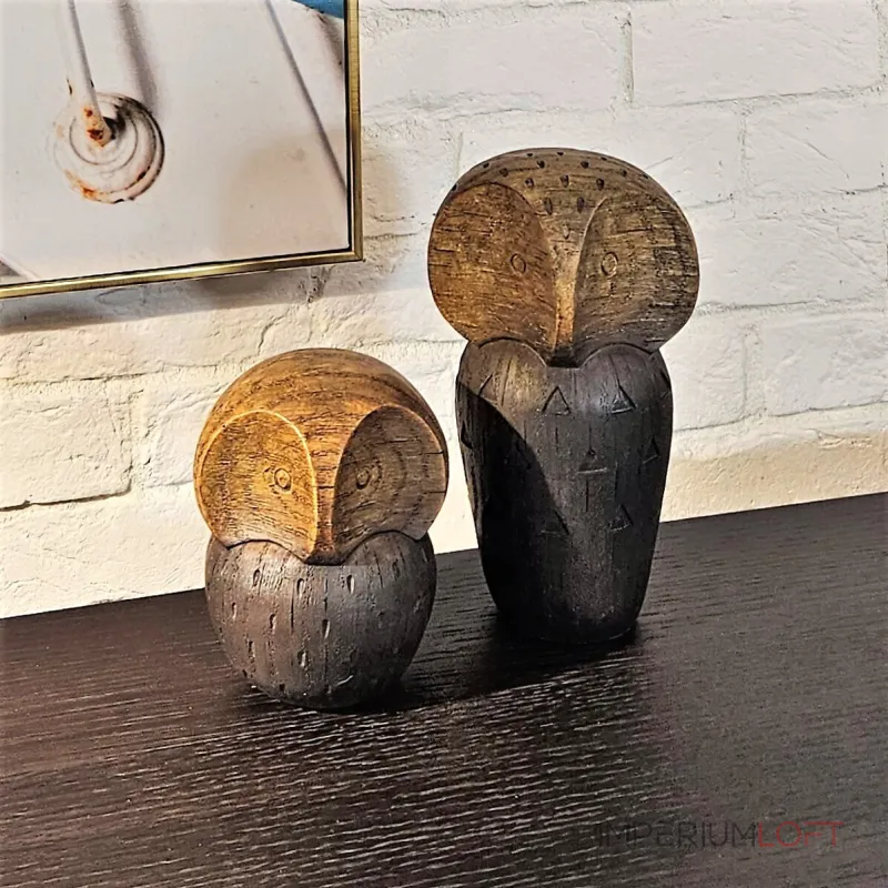 Статуэтка BlessLight Wood Owl A 4516