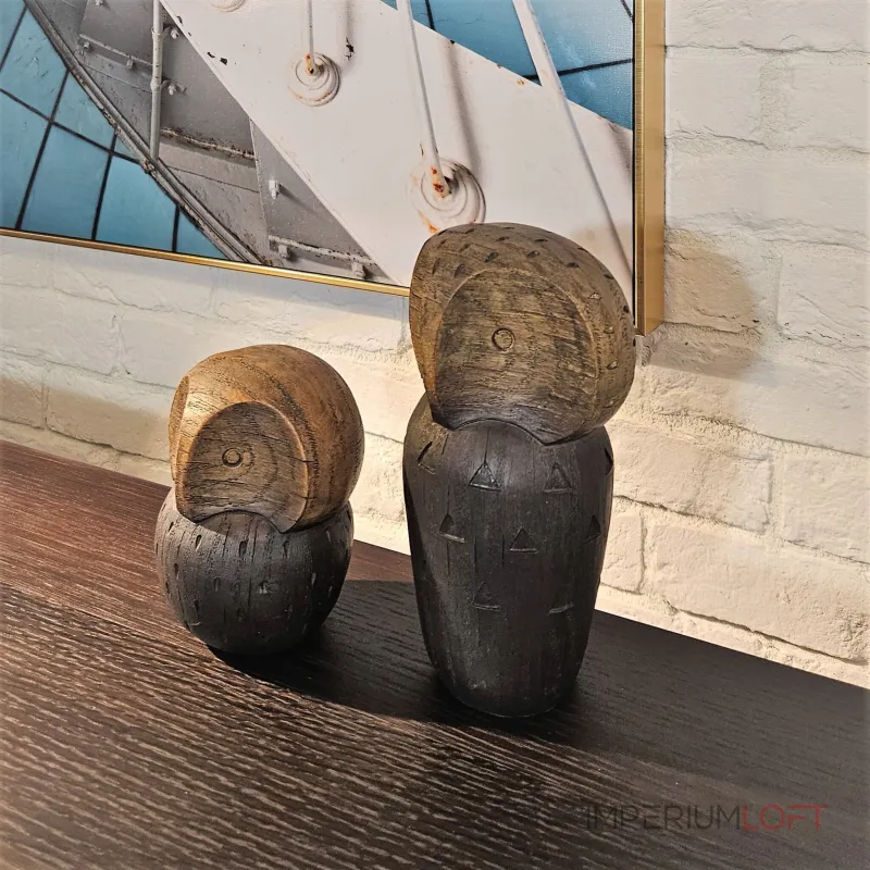 Статуэтка BlessLight Wood Owl B 4517