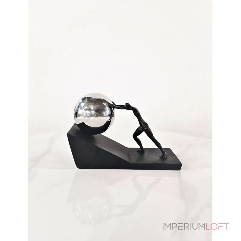 Статуэтка BlessLight Push man Black 4525