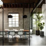 Кресло офисное BlessLight Eames Ribbed EA117 53134