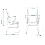 Кресло офисное BlessLight GD08 53264