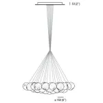 Подвесная люстра BlessLight Bocci 28.37 Cluster 91001