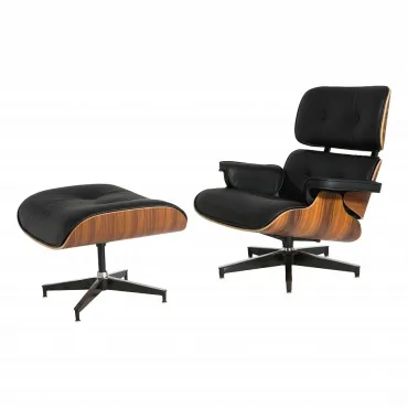 Кресло с оттоманкой BlessLight Eames Lounge 9152 Кресло с оттоманкой BlessLight Eames Lounge 9152
