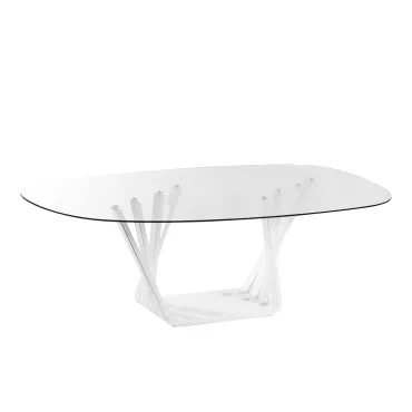 Стол обеденный BlessLight Domino Glass 9545 Стол обеденный BlessLight Domino Glass 9545