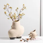 Ваза BlessLight White sand ceramic vase 9652