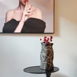 Ваза BlessLight Abstract flat vase A 9657