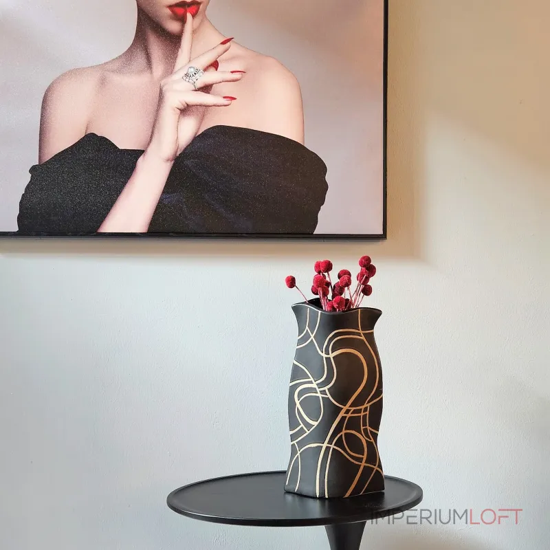 Ваза BlessLight Abstract flat vase A 9657