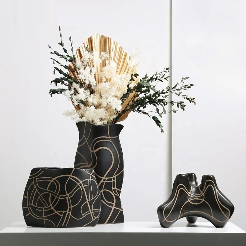 Ваза BlessLight Abstract flat vase A 9657