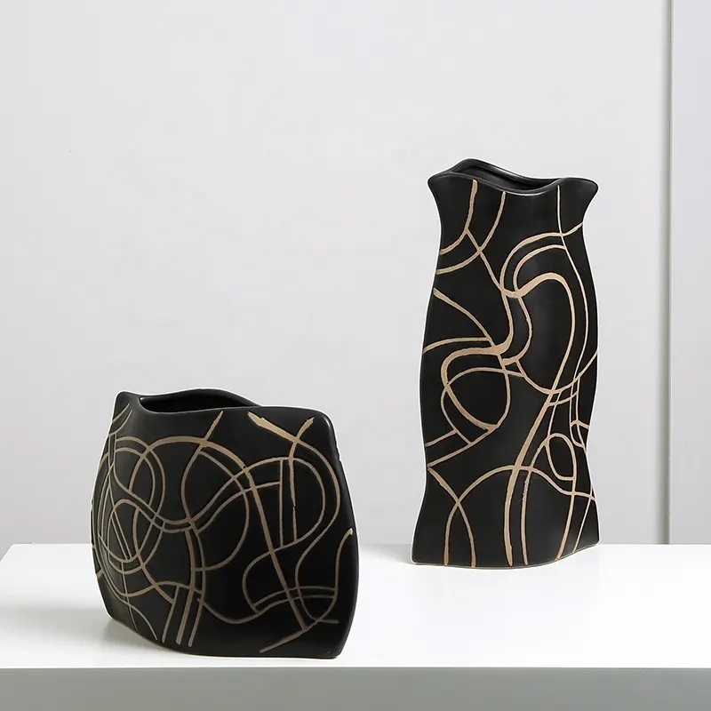 Ваза BlessLight Abstract flat vase B 9658