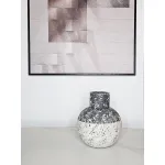 Ваза BlessLight Black and white vase 9659