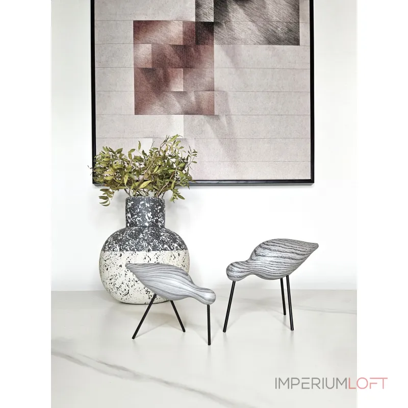 Ваза BlessLight Black and white vase 9659