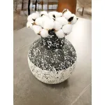 Ваза BlessLight Black and white vase 9659