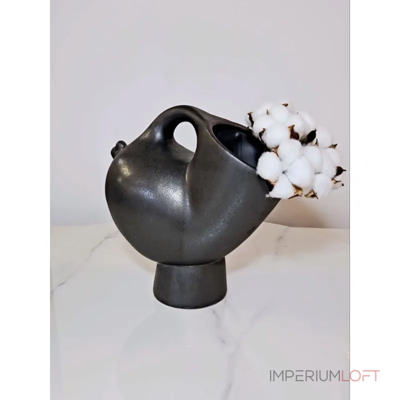 Ваза BlessLight Horn ancient glazed vase 9662