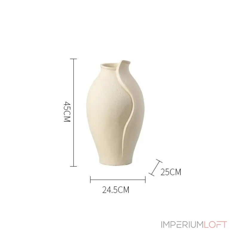 Ваза BlessLight Olive vase-Creamy white 9665