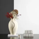Ваза BlessLight Olive vase-Creamy white 9665