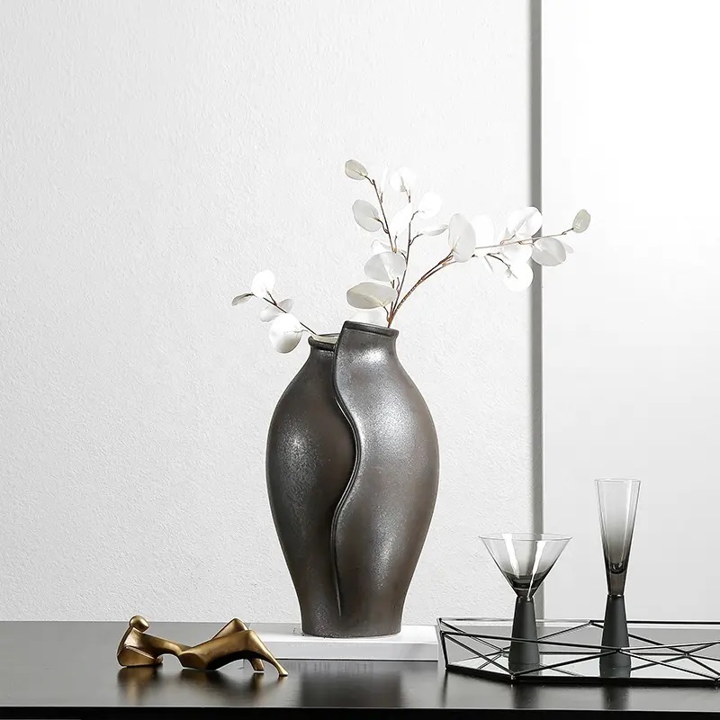 Ваза BlessLight Olive vase-Ancient glaze 9666