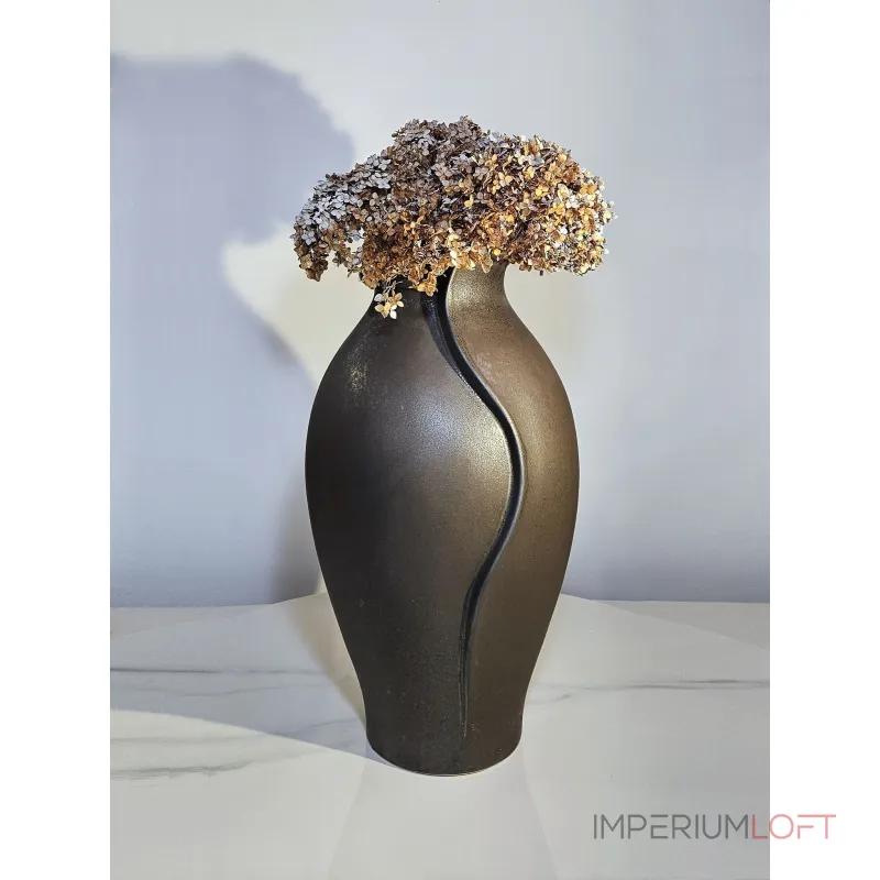 Ваза BlessLight Olive vase-Ancient glaze 9666