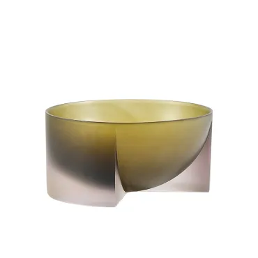 Чаша BlessLight Transparent Green bowl 9676