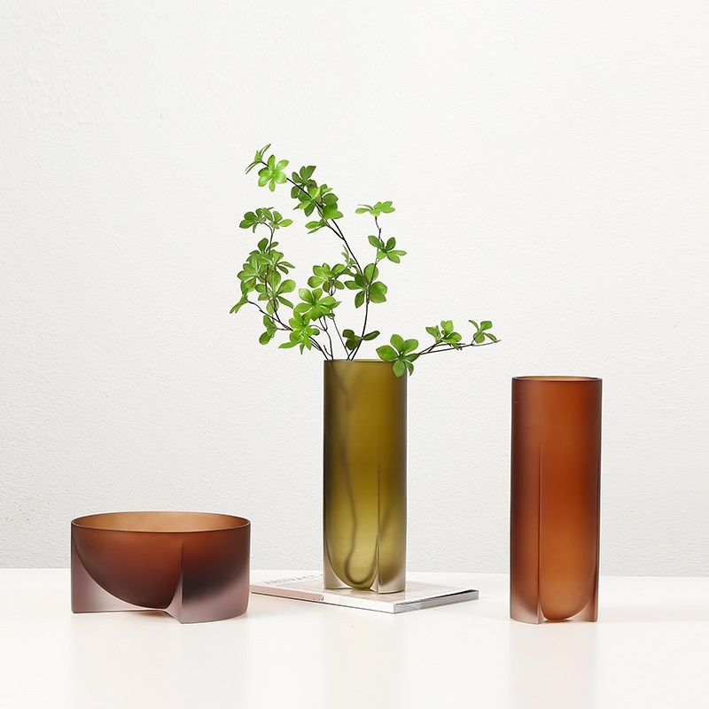 Чаша BlessLight Transparent Brown bowl 9677