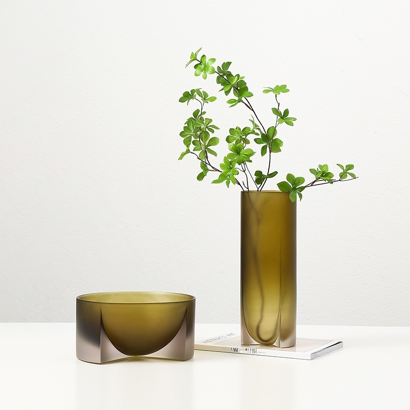 Чаша BlessLight Transparent Brown bowl 9677