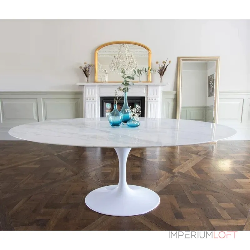 Стол BlessLight Tulip Oval Marble 9695