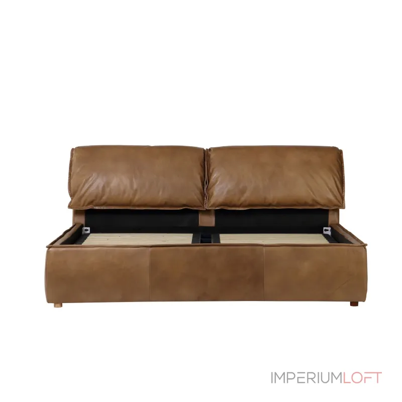 Кровать BlessLight RBD032 New Nut ter leather with Rubber wood feet 9778