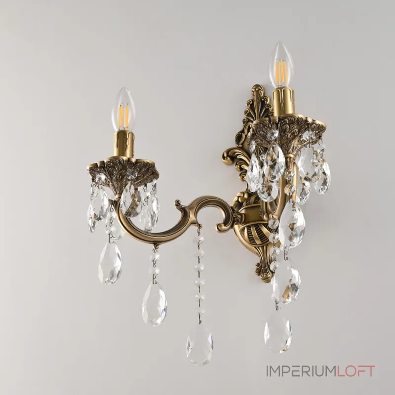 Бра Bohemia Ivele Crystal AL7801 AL7801B14/2/175 B FP