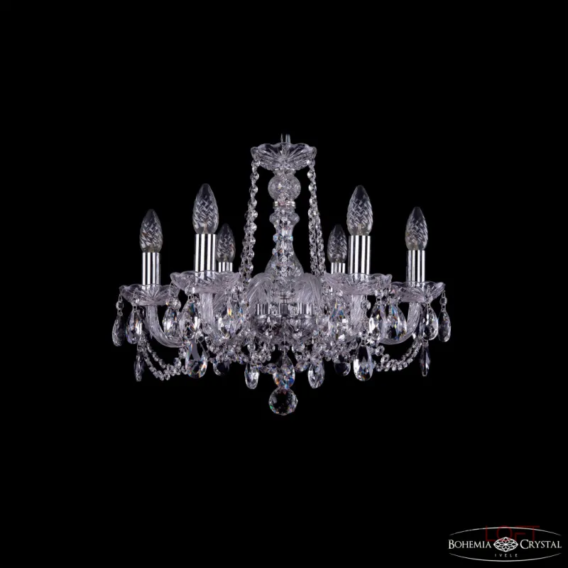 Подвесная люстра Bohemia Ivele Crystal 1402 1402/6/160 Ni Подвесная люстра Bohemia Ivele Crystal 1402 1402/6/160 Ni